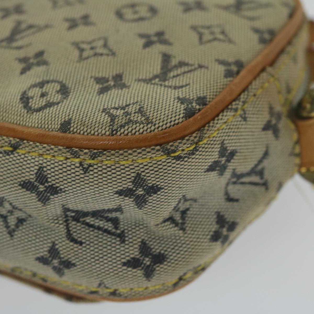 LOUIS VUITTON Monogram Mini Juliet MM Shoulder Bag Blue M92004 LV Auth 62170