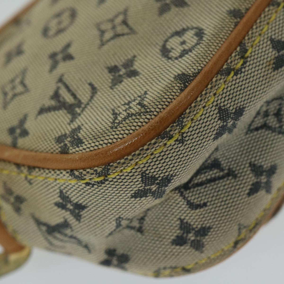 LOUIS VUITTON Monogram Mini Juliet MM Shoulder Bag Blue M92004 LV Auth 62170