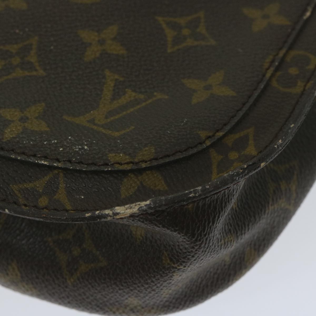 LOUIS VUITTON Monogram Saint Cloud GM Shoulder Bag M51242 LV Auth 62181