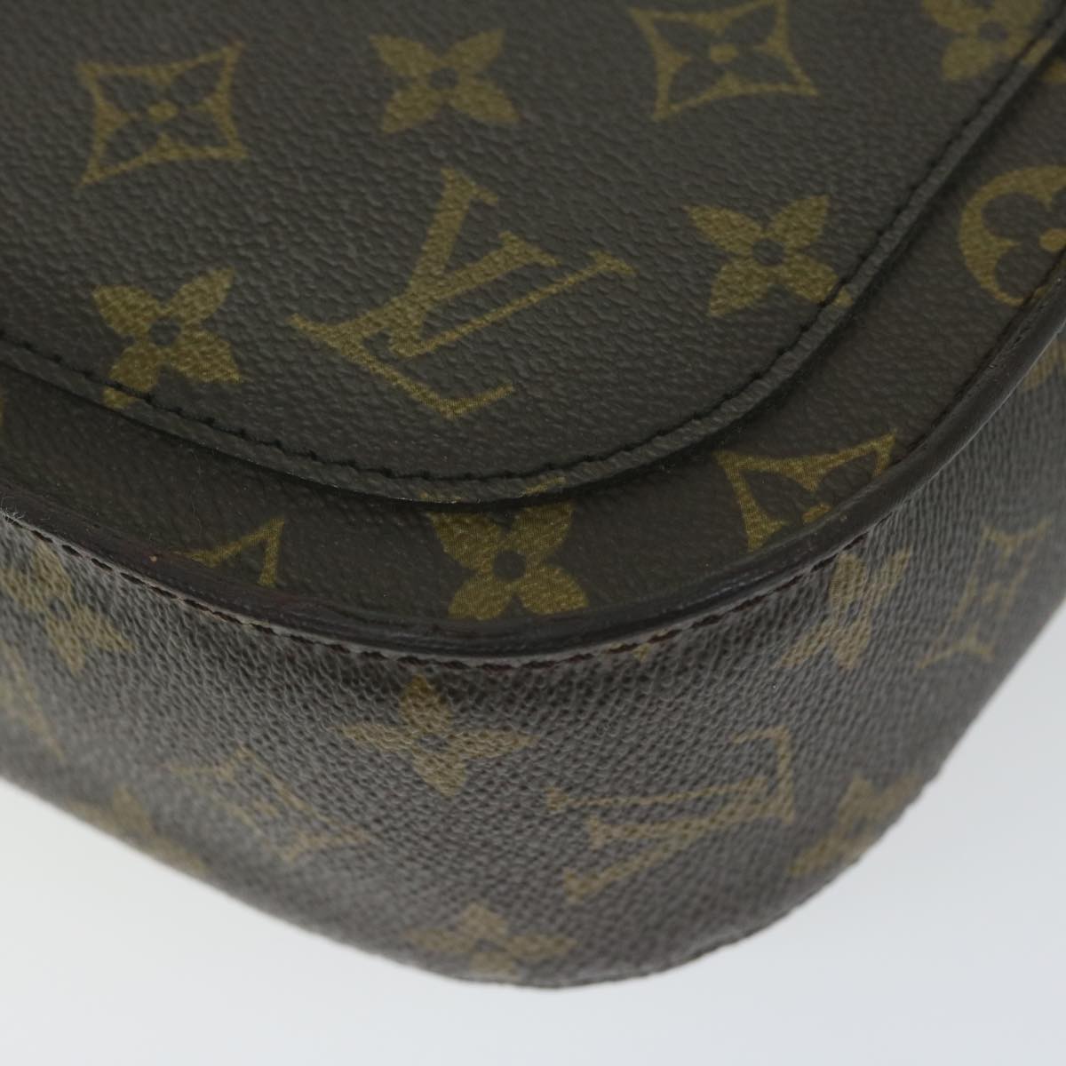 LOUIS VUITTON Monogram Saint Cloud GM Shoulder Bag M51242 LV Auth 62182