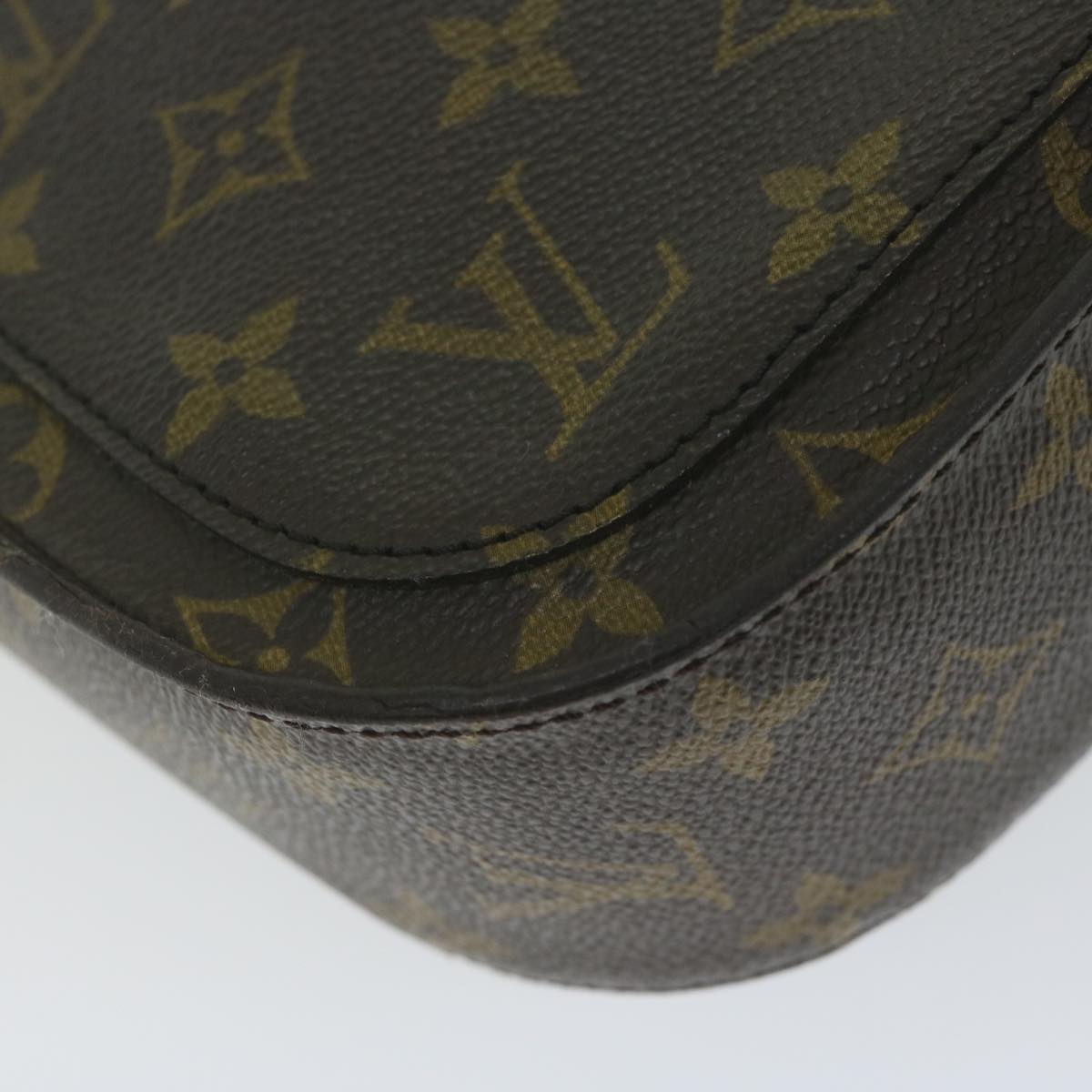 LOUIS VUITTON Monogram Saint Cloud GM Shoulder Bag M51242 LV Auth 62182