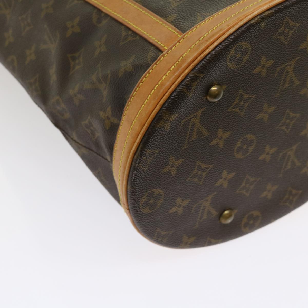 LOUIS VUITTON Monogram Bucket GM Shoulder Bag M42236 LV Auth 62209