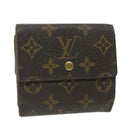 LOUIS VUITTON Monogram Portefeuille Elise Wallet M61654 LV Auth 62227-1