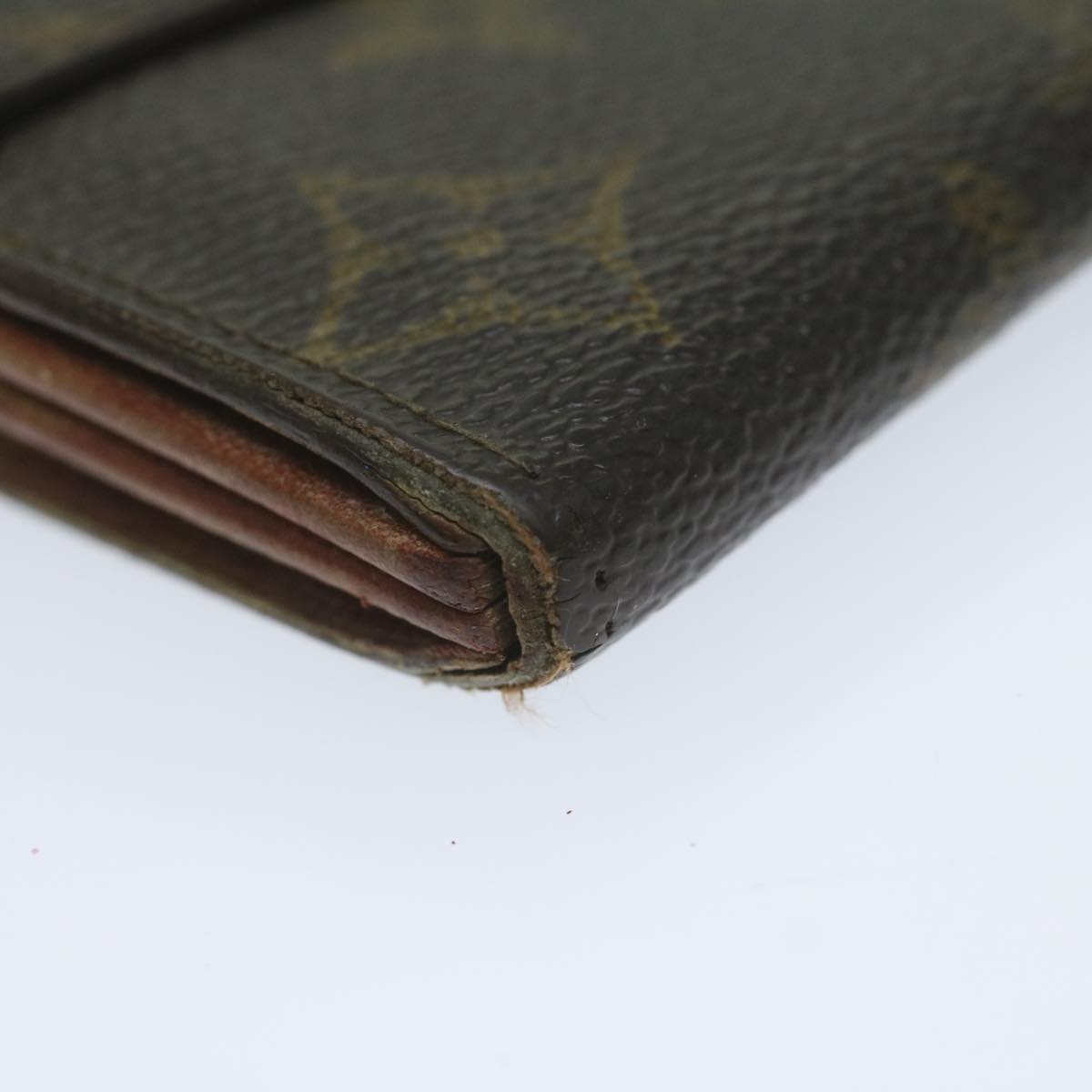 LOUIS VUITTON Monogram Portefeuille Credit Long Wallet M61723 LV Auth 62232