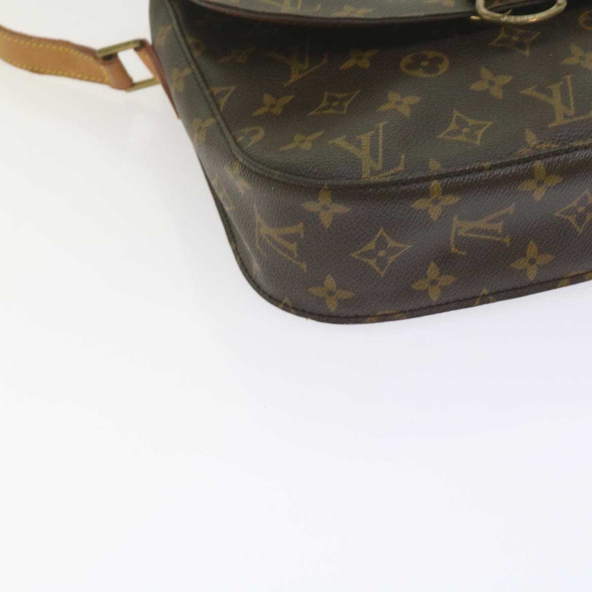 LOUIS VUITTON Monogram Saint Cloud GM Shoulder Bag M51242 LV Auth 62274