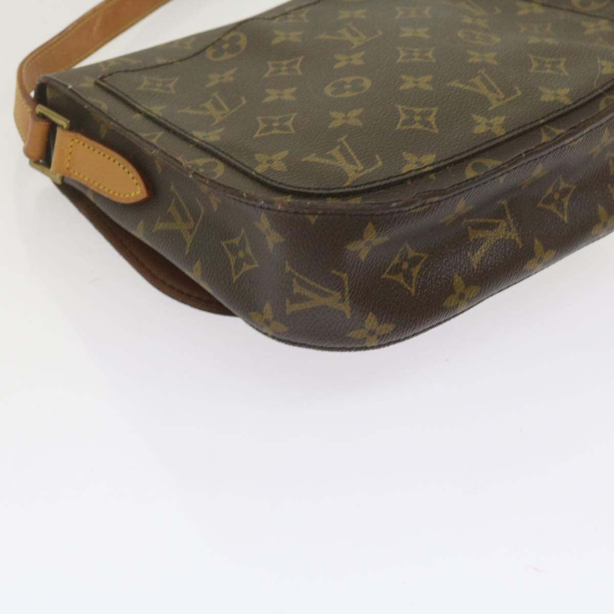 LOUIS VUITTON Monogram Saint Cloud GM Shoulder Bag M51242 LV Auth 62274