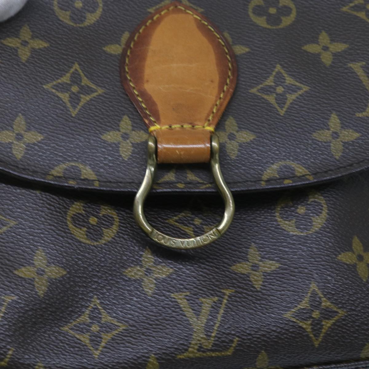 LOUIS VUITTON Monogram Saint Cloud GM Shoulder Bag M51242 LV Auth 62274