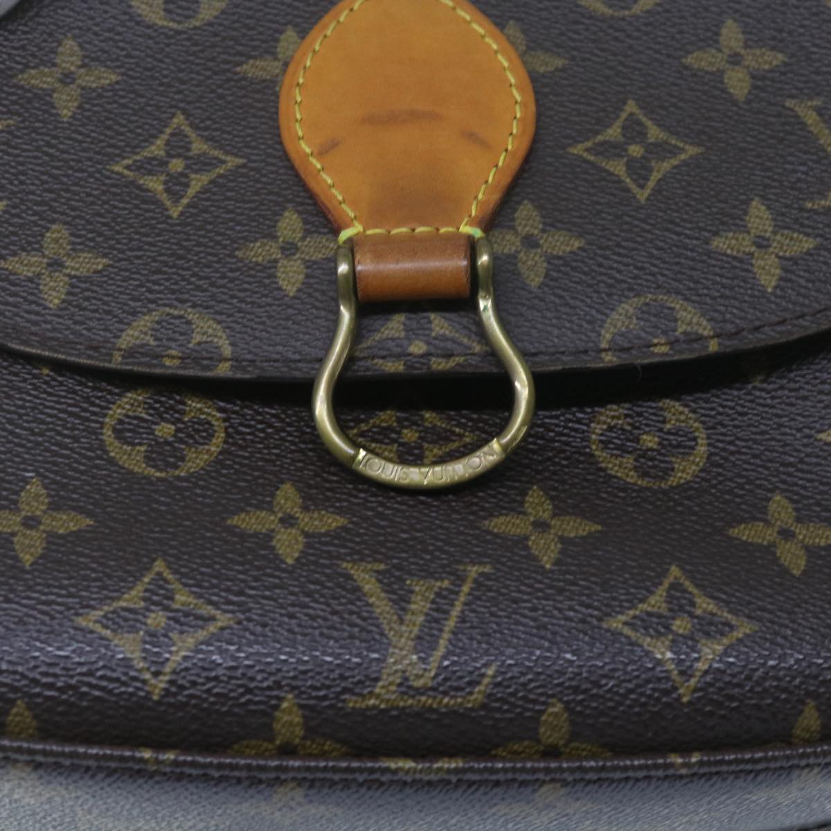 LOUIS VUITTON Monogram Saint Cloud GM Shoulder Bag M51242 LV Auth 62275