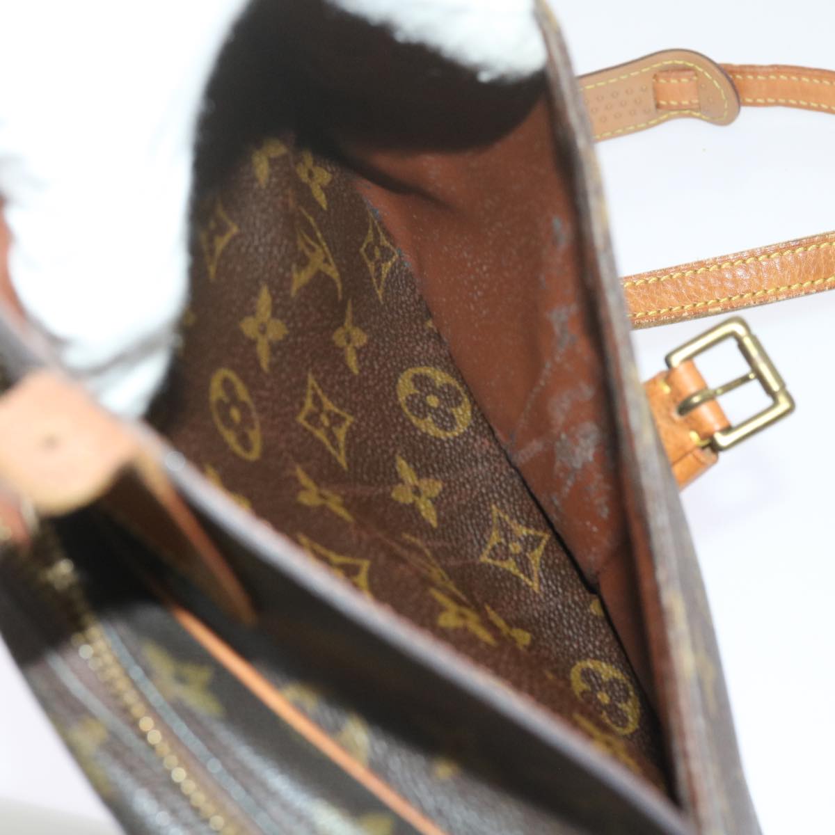 LOUIS VUITTON Monogram Jeune Fille MM Shoulder Bag M51226 LV Auth 62277