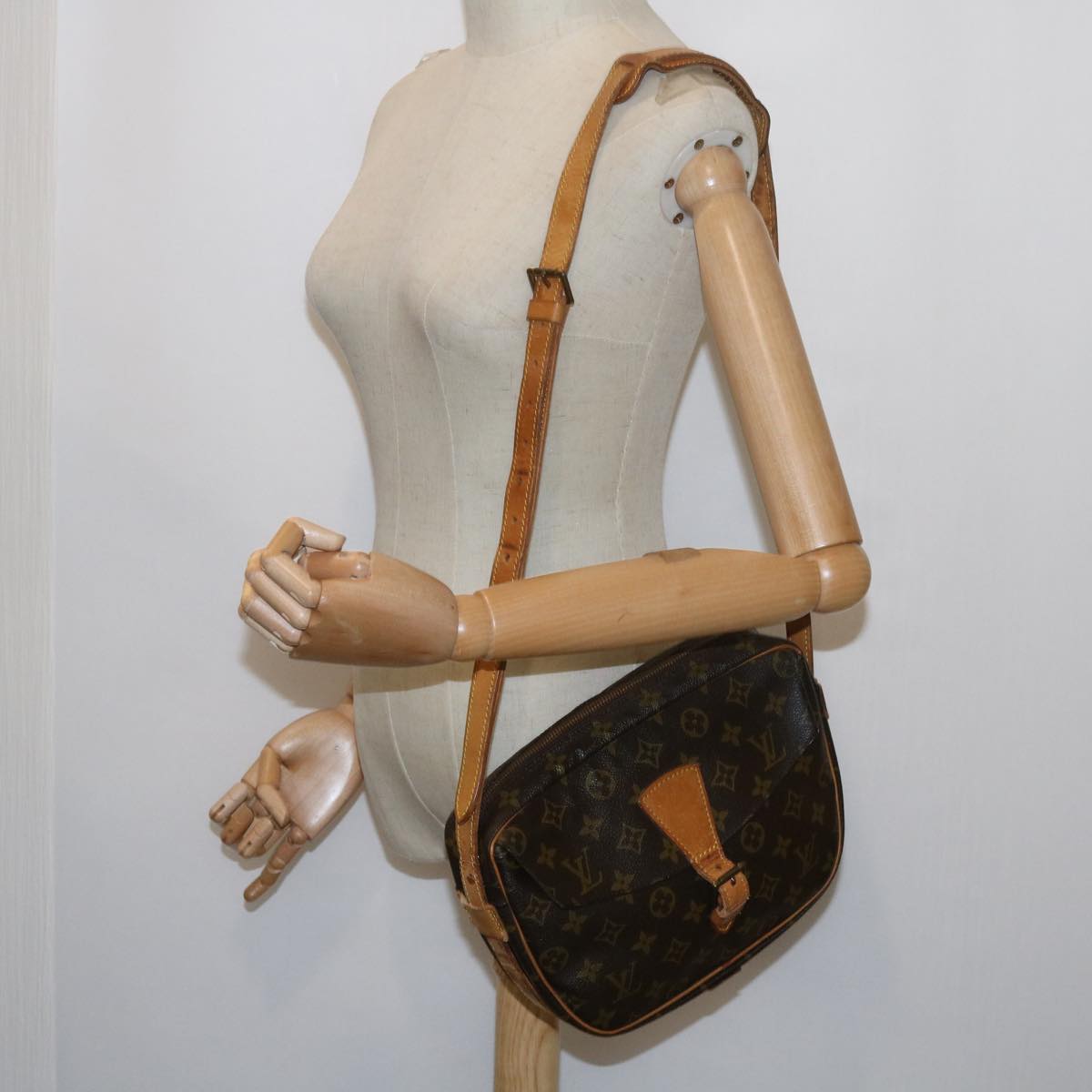 LOUIS VUITTON Monogram Jeune Fille GM Shoulder Bag M51225 LV Auth 62278