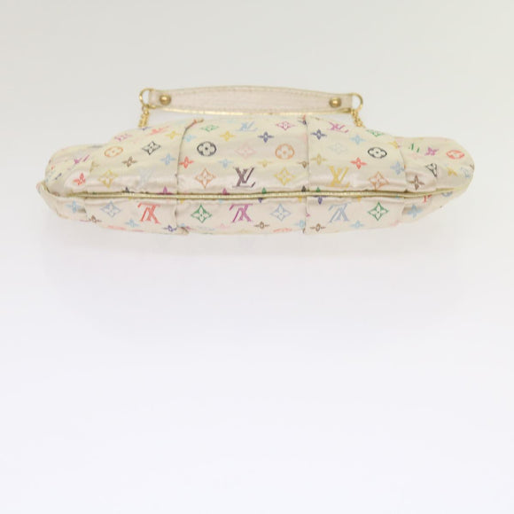 LOUIS VUITTON Monogram Multicolor Omoniere Hand Bag White LV Auth 62290SV
