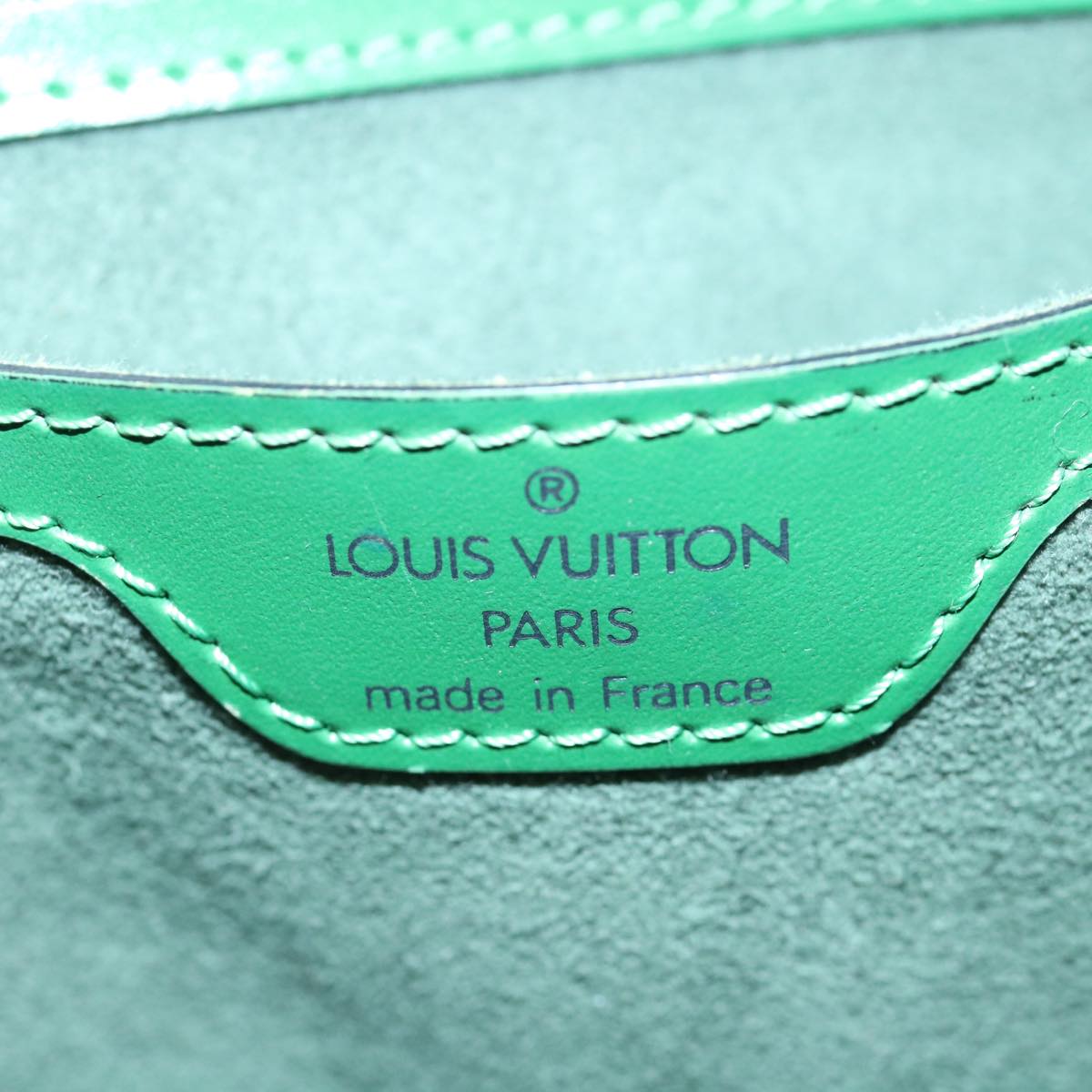 LOUIS VUITTON Epi Saint Jacques Shopping Shoulder Bag Green M52264 Auth 62295