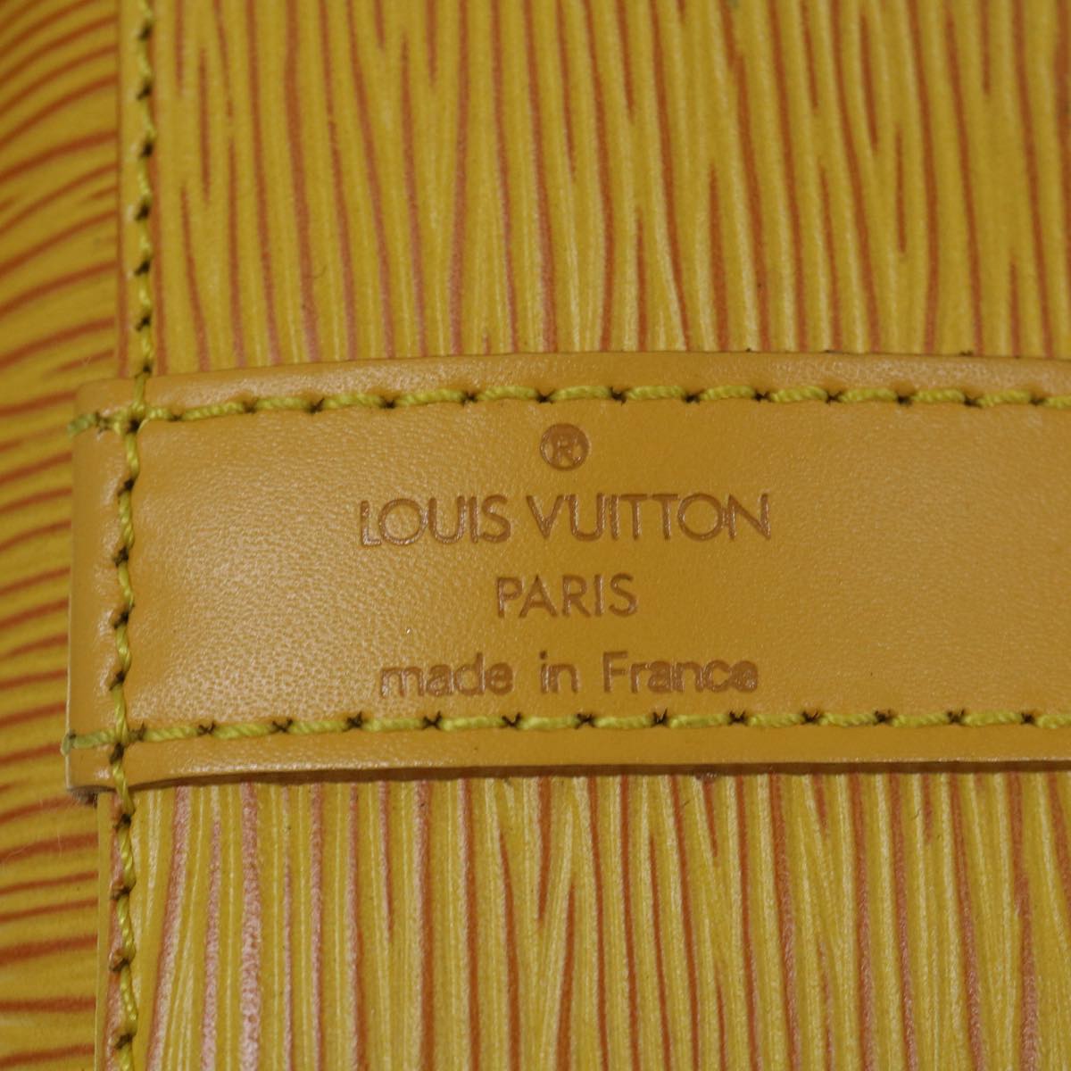 LOUIS VUITTON Epi Petit Noe Shoulder Bag Tassili Yellow M44109 LV Auth 62296