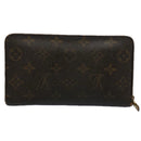 LOUIS VUITTON Monogram Porte Monnaie Zip Long Wallet M61727 LV Auth 62324-2