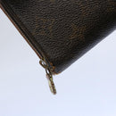 LOUIS VUITTON Monogram Porte Monnaie Zip Long Wallet M61727 LV Auth 62324-15