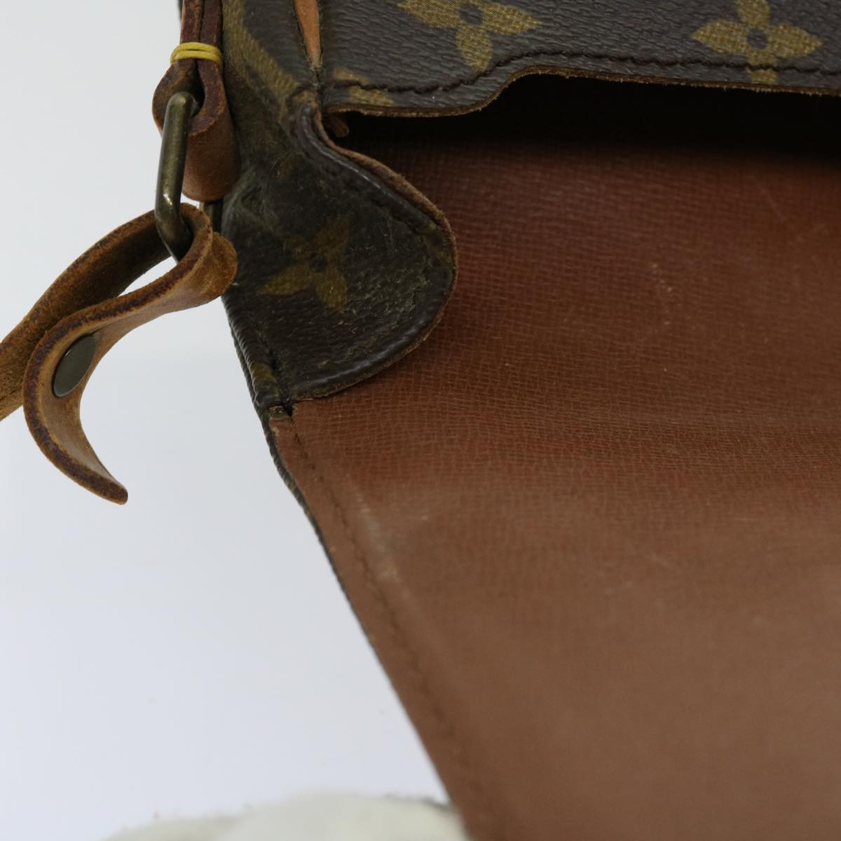 LOUIS VUITTON Monogram Cartouchiere PM Shoulder Bag M51254 LV Auth 62387