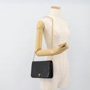 CHANEL Matelasse Chain Shoulder Bag Lamb Skin Black CC Auth 62395-24