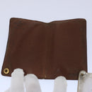 LOUIS VUITTON Monogram Porte Cartes Credit Pression Card Case M60937 Auth 62413-11