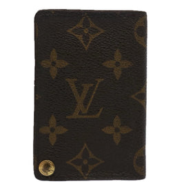 LOUIS VUITTON Monogram Porte Cartes Credit Pression Card Case M60937 Auth 62413 - 0