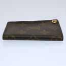 LOUIS VUITTON Monogram Porte Cartes Credit Pression Card Case M60937 Auth 62413-3