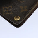 LOUIS VUITTON Monogram Porte Cartes Credit Pression Card Case M60937 Auth 62413-7