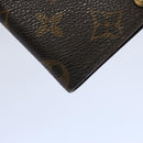 LOUIS VUITTON Monogram Porte Cartes Credit Pression Card Case M60937 Auth 62413-8