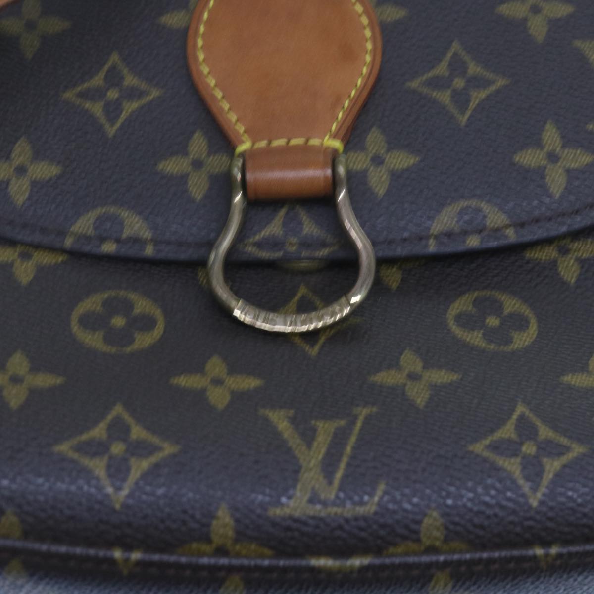 LOUIS VUITTON Monogram Saint Cloud GM Shoulder Bag M51242 LV Auth 62465