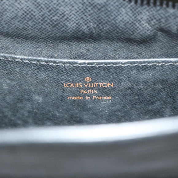 LOUIS VUITTON Epi Pochette Homme Clutch Bag Black M52522 LV Auth 62494