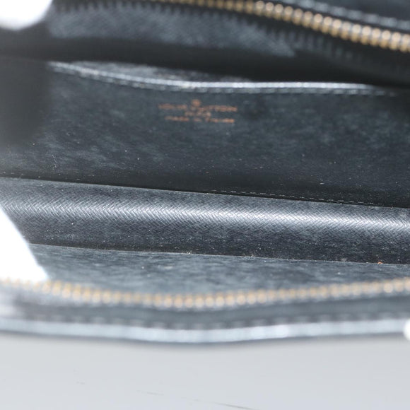 LOUIS VUITTON Epi Pochette Homme Clutch Bag Black M52522 LV Auth 62494