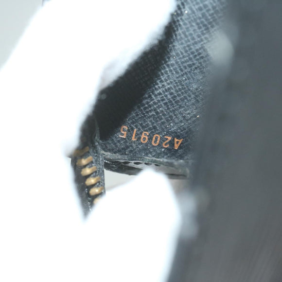 LOUIS VUITTON Epi Pochette Homme Clutch Bag Black M52522 LV Auth 62494