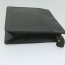 LOUIS VUITTON Epi Pochette Homme Clutch Bag Black M52522 LV Auth 62494-3