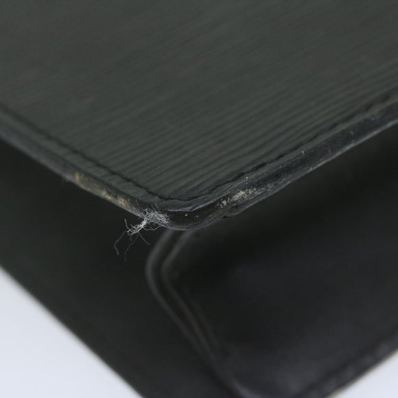 LOUIS VUITTON Epi Pochette Homme Clutch Bag Black M52522 LV Auth 62494