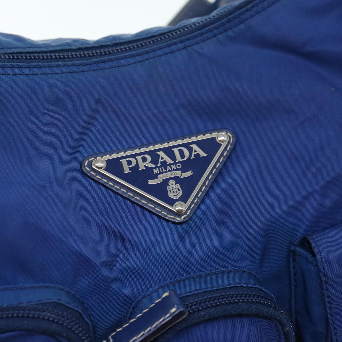 PRADA Shoulder Bag Nylon Navy Auth 62504