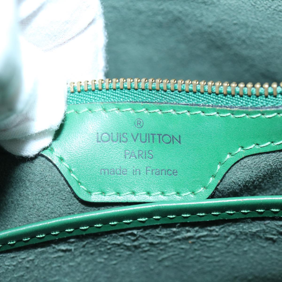 LOUIS VUITTON Epi Lussac Shoulder Bag Green M52284 LV Auth 62531