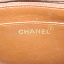 CHANEL Chain Shoulder Bag Canvas Brown CC Auth 62565A-18