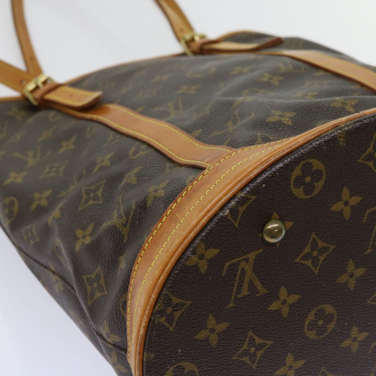 LOUIS VUITTON Monogram Bucket GM Shoulder Bag M42236 LV Auth 62600