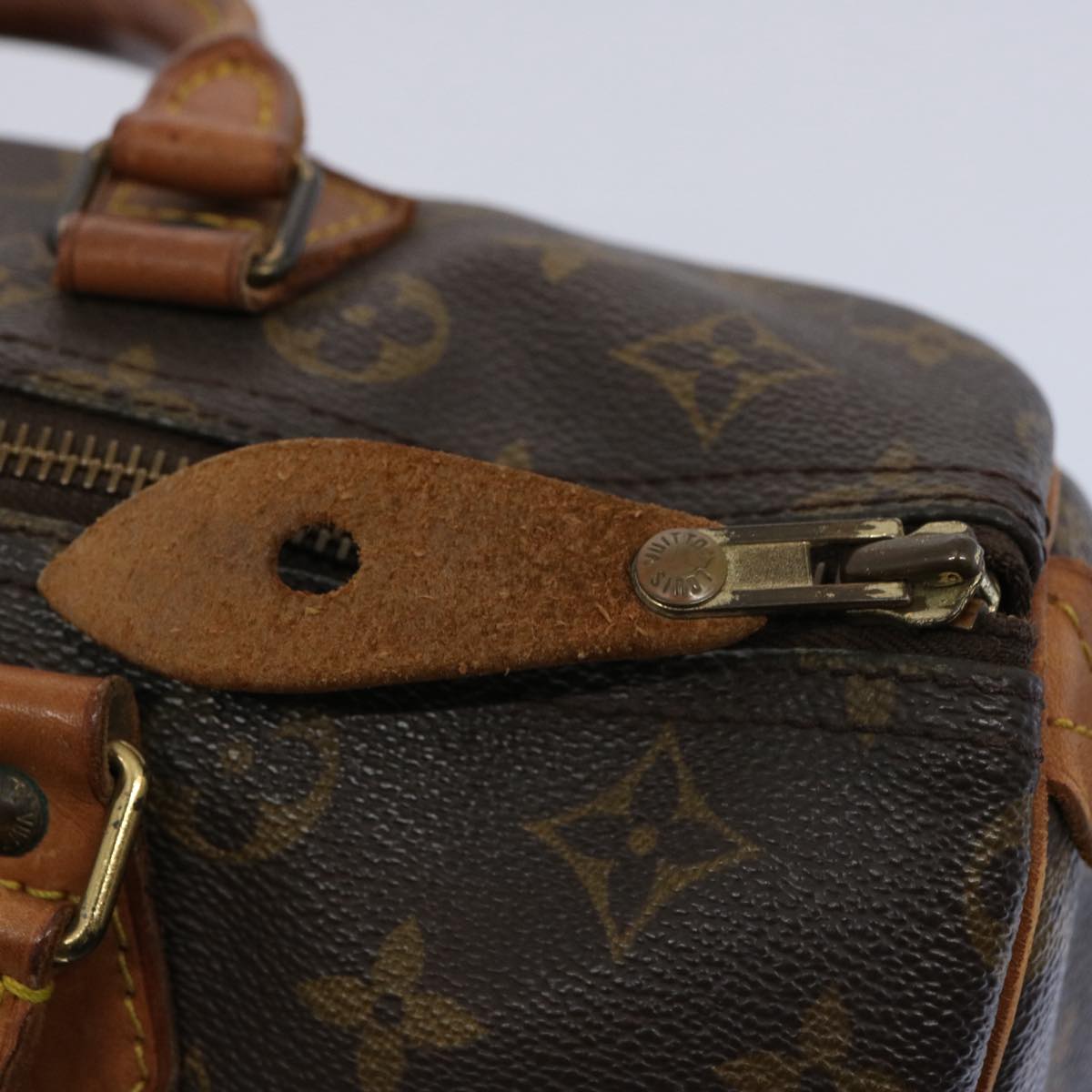 LOUIS VUITTON Monogram Speedy 30 Hand Bag M41526 LV Auth 62602