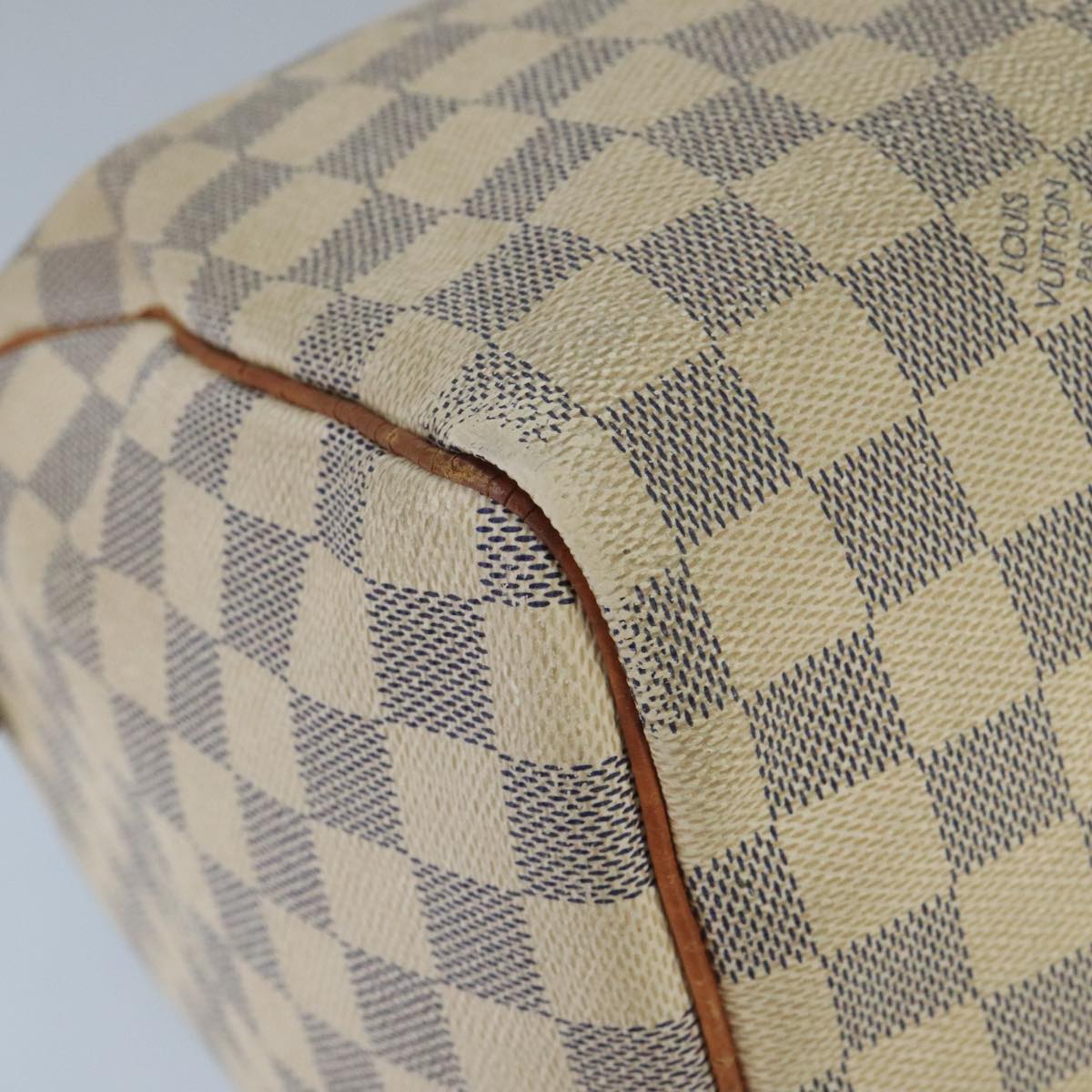 LOUIS VUITTON Damier Azur Speedy 30 Hand Bag N41533 LV Auth 62604