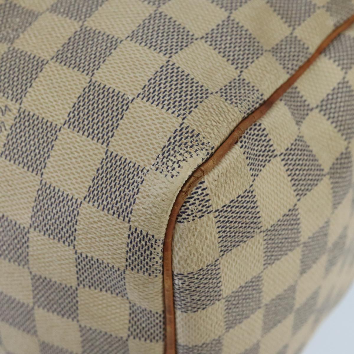 LOUIS VUITTON Damier Azur Speedy 30 Hand Bag N41533 LV Auth 62604