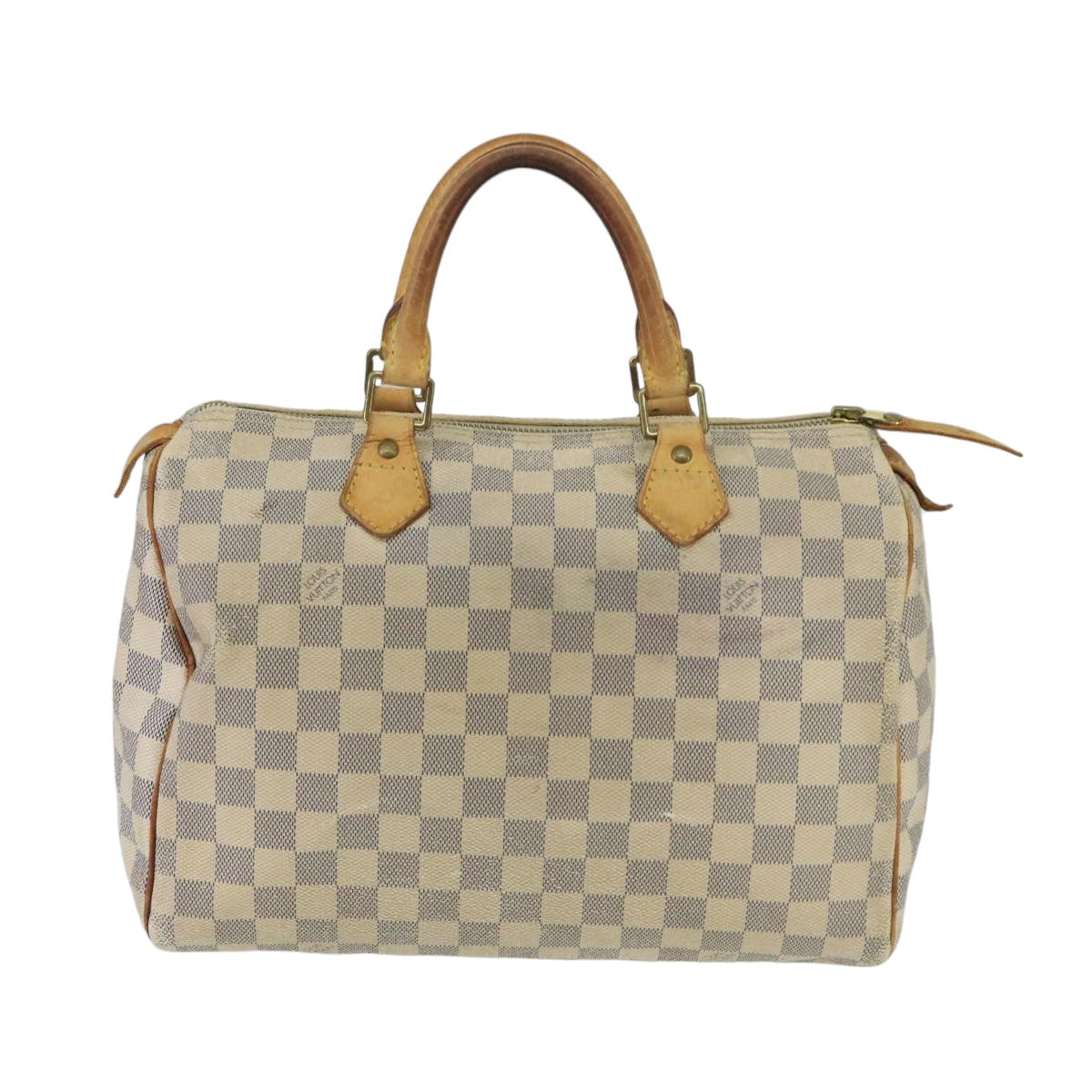 LOUIS VUITTON Damier Azur Speedy 30 Hand Bag N41533 LV Auth 62604