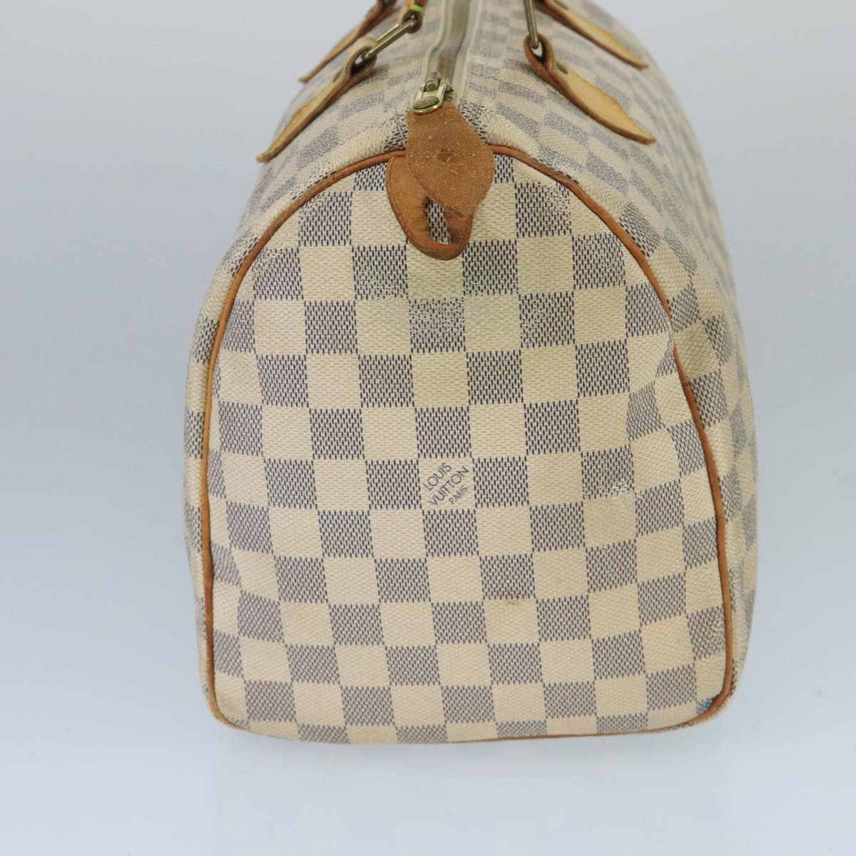 LOUIS VUITTON Damier Azur Speedy 30 Hand Bag N41533 LV Auth 62604