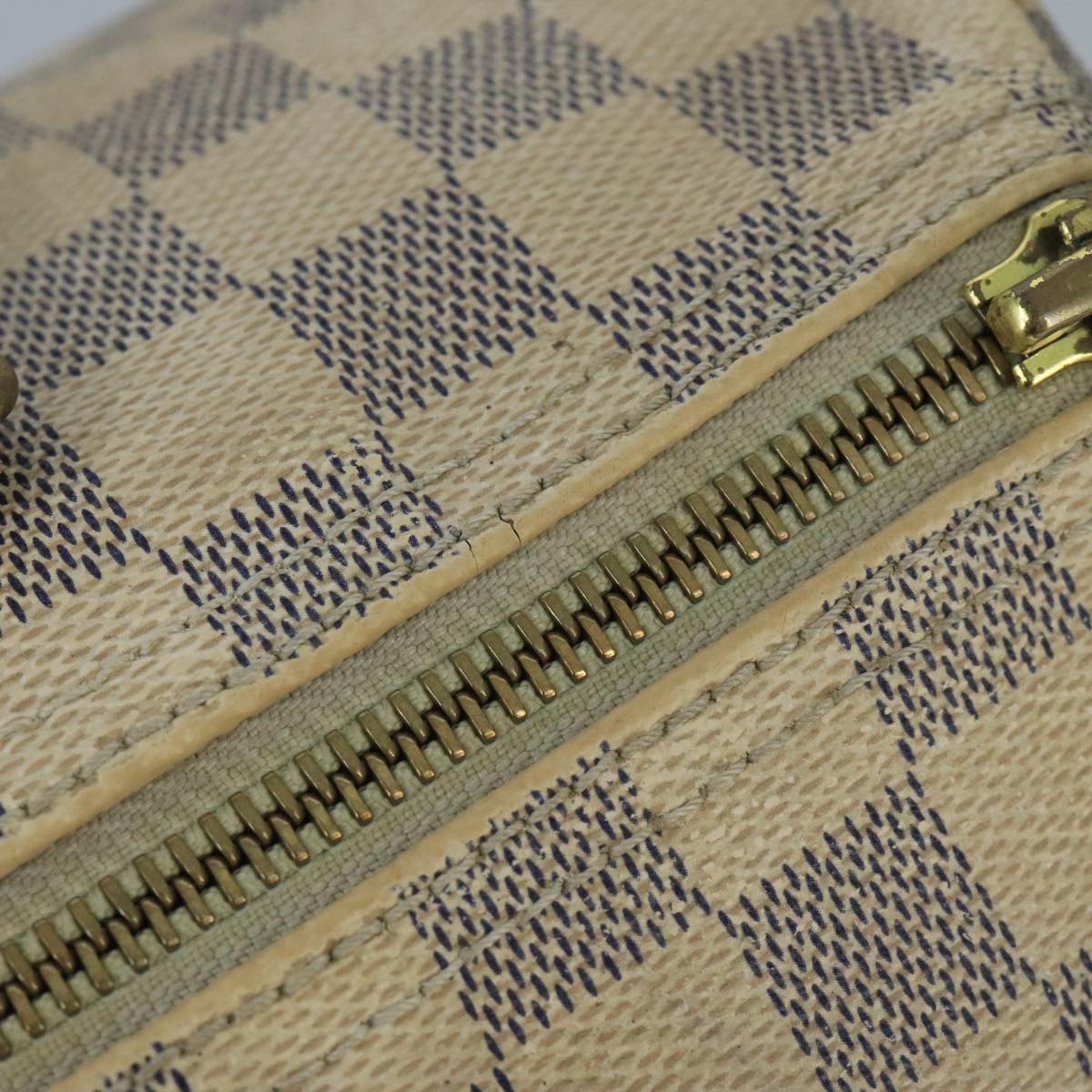 LOUIS VUITTON Damier Azur Speedy 30 Hand Bag N41533 LV Auth 62604