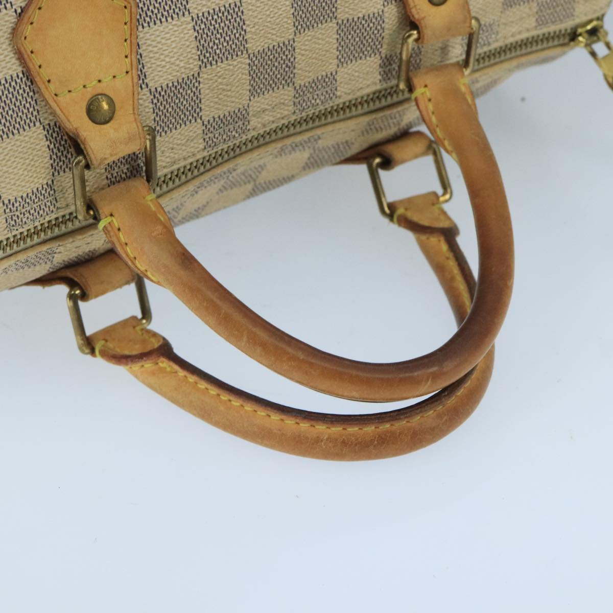 LOUIS VUITTON Damier Azur Speedy 30 Hand Bag N41533 LV Auth 62604