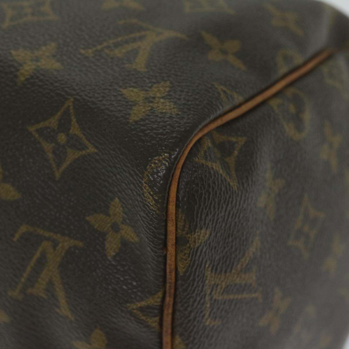 LOUIS VUITTON Monogram Speedy 30 Hand Bag M41526 LV Auth 62605