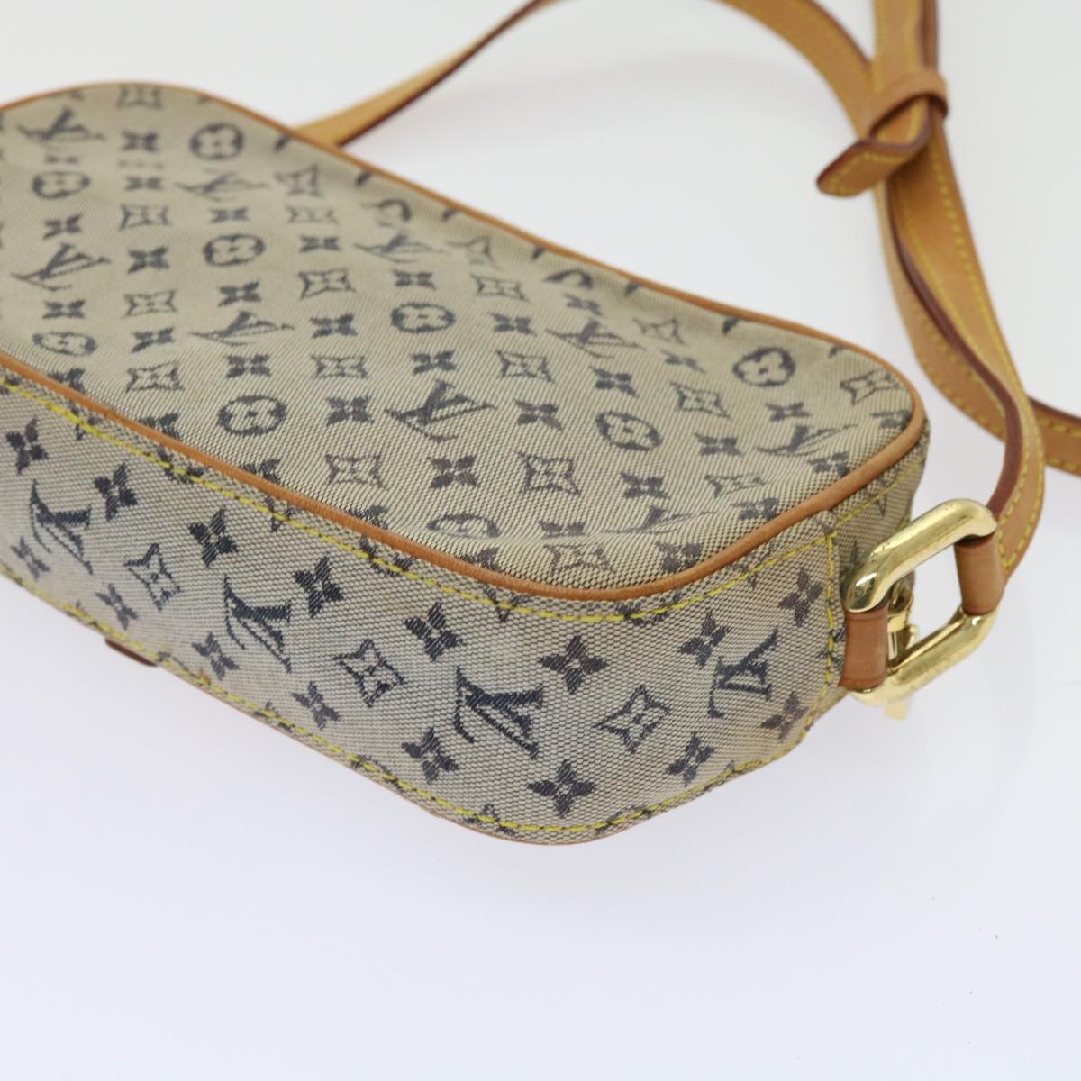 LOUIS VUITTON Monogram Mini Juliet MM Shoulder Bag Blue M92004 LV Auth 62652