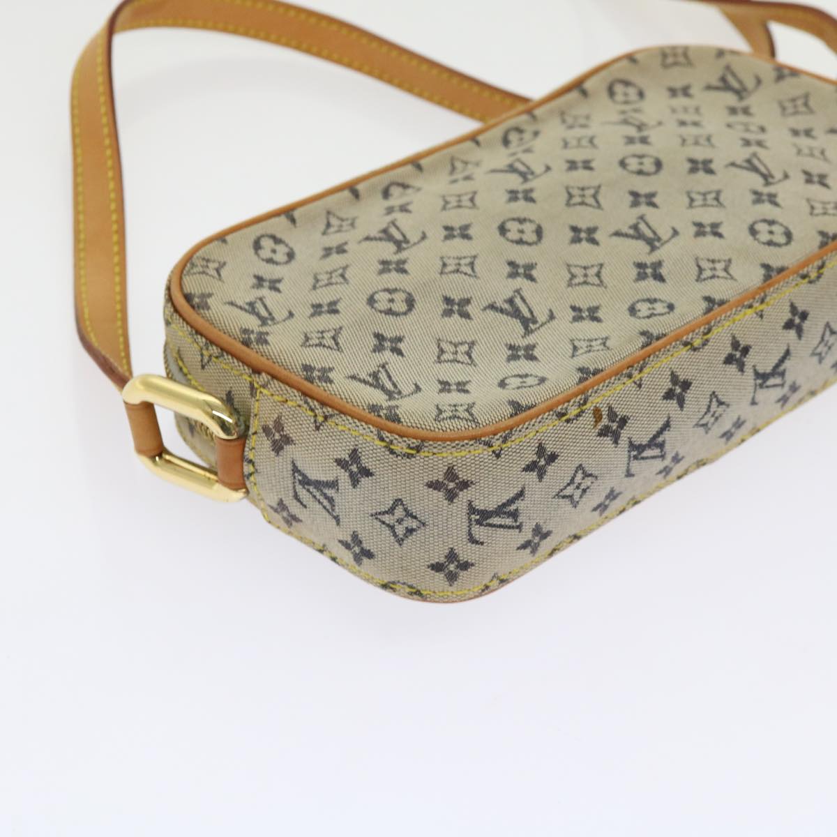 LOUIS VUITTON Monogram Mini Juliet MM Shoulder Bag Blue M92004 LV Auth 62652