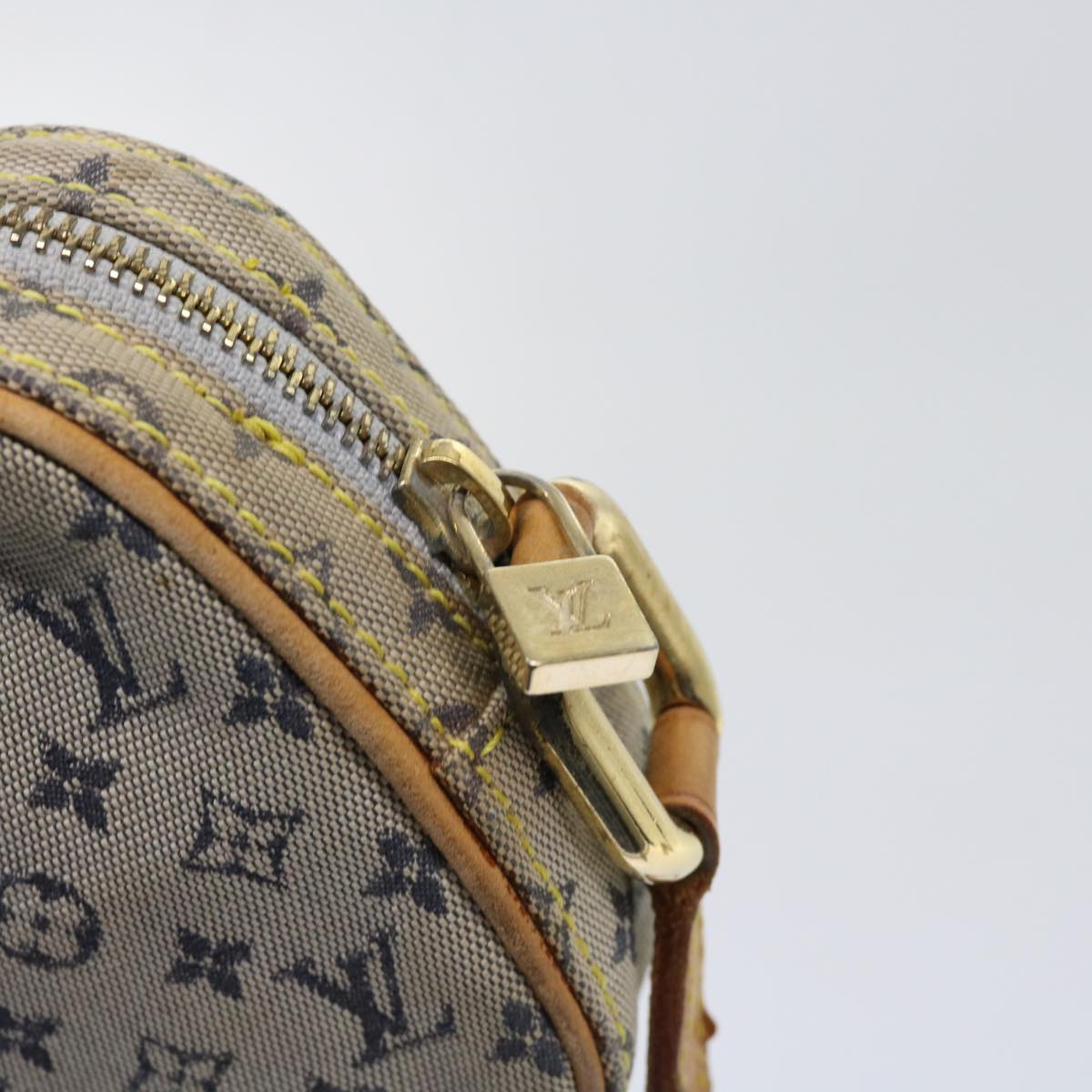 LOUIS VUITTON Monogram Mini Juliet MM Shoulder Bag Blue M92004 LV Auth 62653