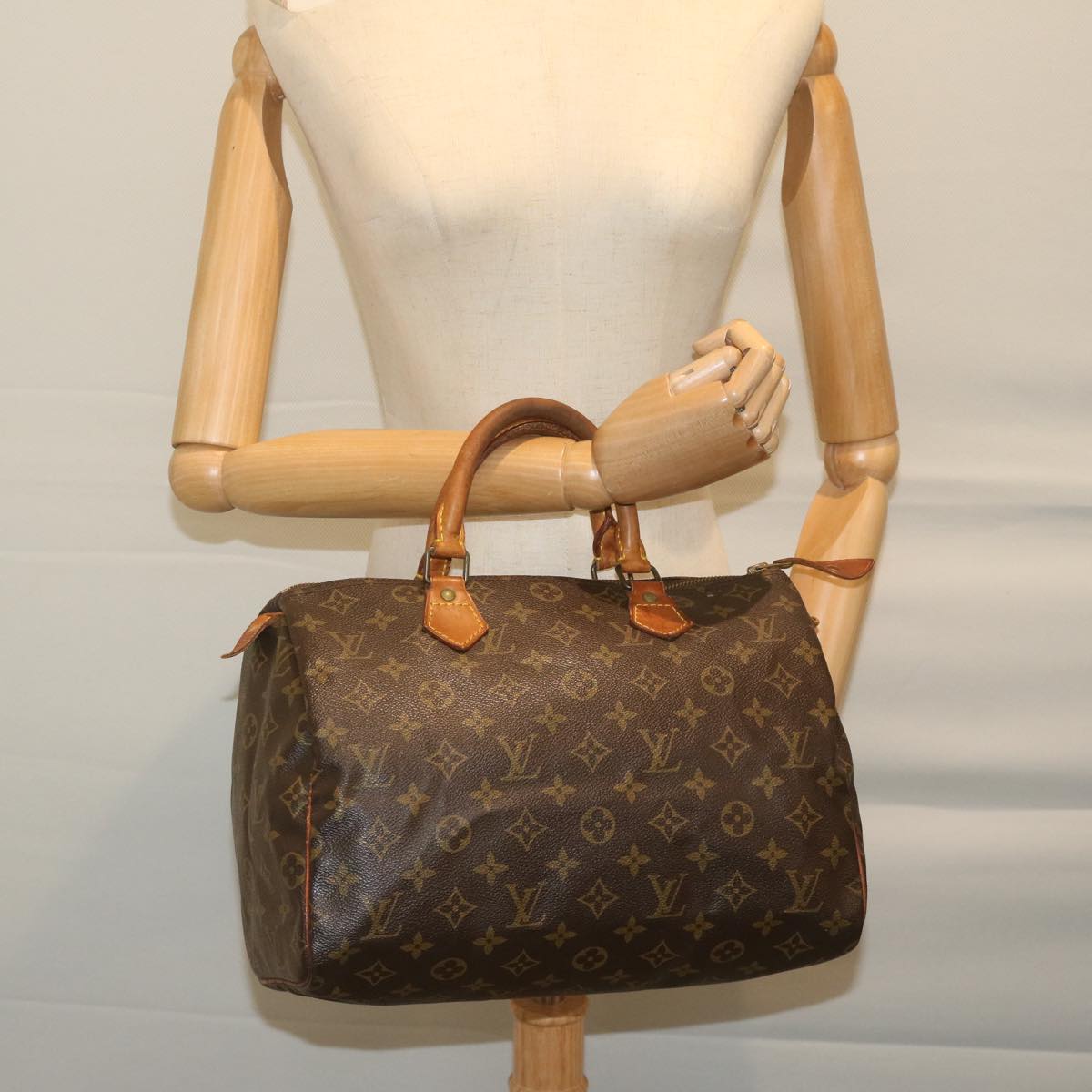 LOUIS VUITTON Monogram Speedy 30 Hand Bag M41526 LV Auth 62724