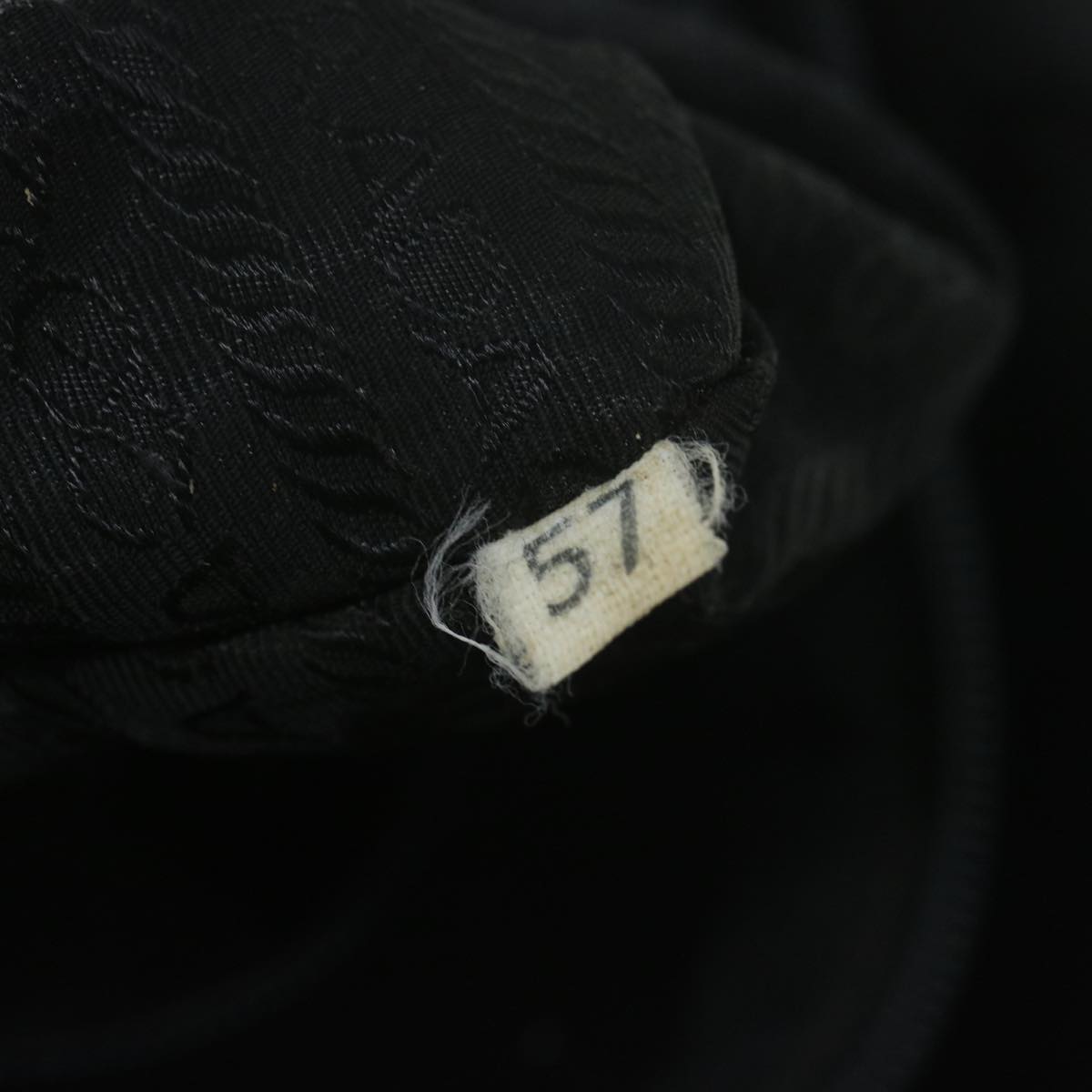 PRADA Tote Bag Nylon Black Auth 62745