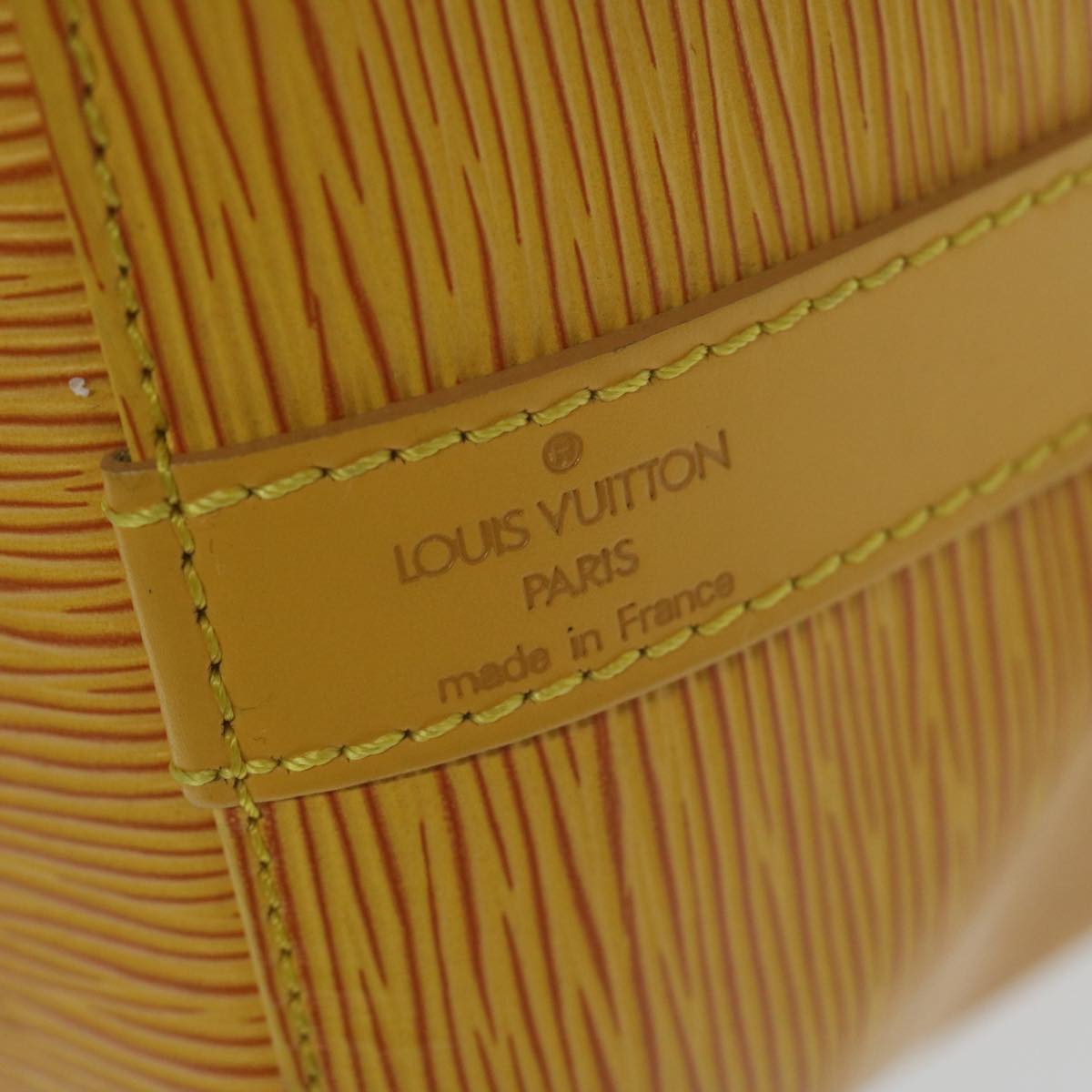 LOUIS VUITTON Epi Petit Noe Shoulder Bag Tassili Yellow M44109 LV Auth 62813